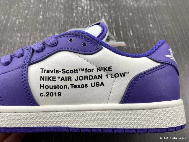 CUSTOM DM7890-386 OFF-WHITE X JORDAN SCOTT TRAVIS AIR 1 X 0809
